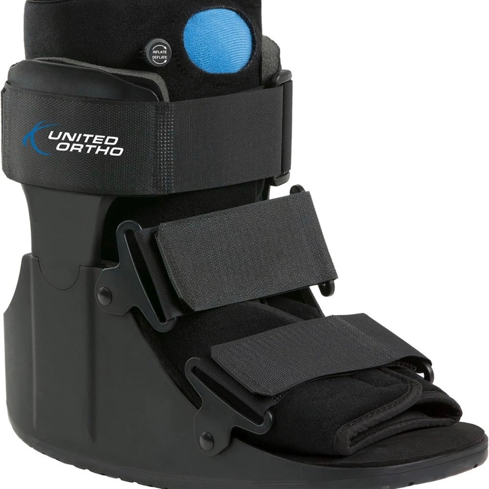 Men’s Black Medical Walking Boot